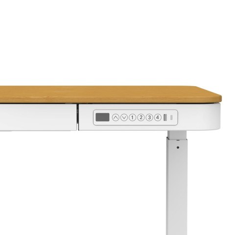 Biurko ACTIVEJET z elektryczną regulacją wysokości 140x70 ET119W-C biały/dąb Biurko ACTIVEJET z elektryczną regulacją wysokości 140x70 ET119W-C biały/dąb