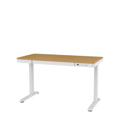 Biurko ACTIVEJET z elektryczną regulacją wysokości 140x70 ET119W-C biały/dąb Biurko ACTIVEJET z elektryczną regulacją wysokości 140x70 ET119W-C biały/dąb