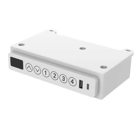 Biurko ACTIVEJET z elektryczną regulacją wysokości 140x70 ET119W-C biały/dąb Biurko ACTIVEJET z elektryczną regulacją wysokości 140x70 ET119W-C biały/dąb