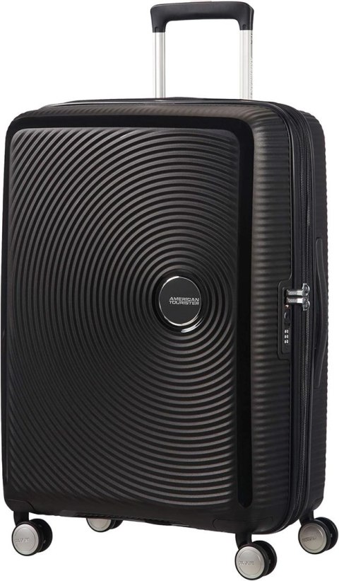 Walizka średnia American Tourister Soundbox EXP - bass black Walizka średnia American Tourister Soundbox EXP - bass black