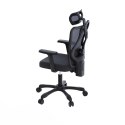Zestaw Biurko TUCKANO białe + Fotel ergonomiczny GEMBIRD czarny