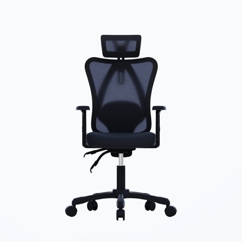 Zestaw Biurko TUCKANO czarne + Fotel ergonomiczny GEMBIRD czarny Zestaw Biurko TUCKANO czarne + Fotel ergonomiczny GEMBIRD czarny