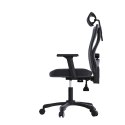 Zestaw Biurko TUCKANO czarne + Fotel ergonomiczny GEMBIRD czarny