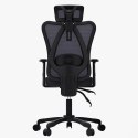 Zestaw Biurko TUCKANO czarne + Fotel ergonomiczny GEMBIRD czarny