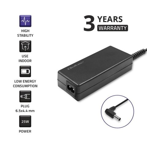 QOLTEC ZASILACZ DO MONITORA LG 25W | 19V | 1.3A | 6.5*4.4 |+KABEL ZASILAJĄCY QOLTEC ZASILACZ DO MONITORA LG 25W | 19V | 1.3A | 6.5*4.4 |+KABEL ZASILAJĄCY