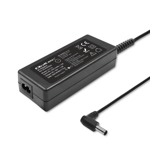 QOLTEC ZASILACZ DO MONITORA LG 25W | 19V | 1.3A | 6.5*4.4 |+KABEL ZASILAJĄCY QOLTEC ZASILACZ DO MONITORA LG 25W | 19V | 1.3A | 6.5*4.4 |+KABEL ZASILAJĄCY