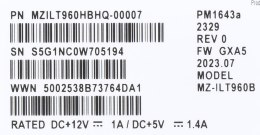 Dysk SSD Samsung PM1643a 960GB 2.5