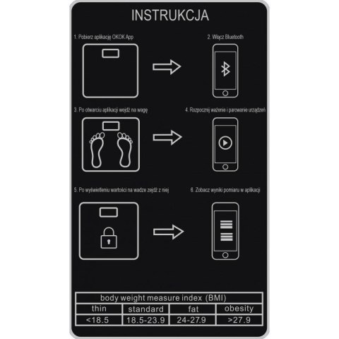 Waga łazienkowa elektroniczna DAPAN Waga łazienkowa elektroniczna DAPAN