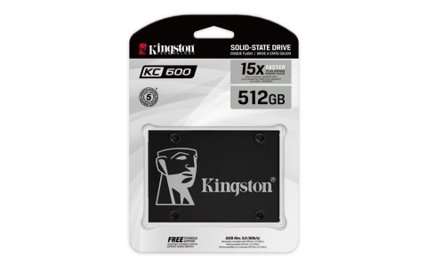 Dysk SSD Kingston KC600 (512GB; 2.5"; SATA 3.0; SKC600/512G) Dysk SSD Kingston KC600 (512GB; 2.5"; SATA 3.0; SKC600/512G)