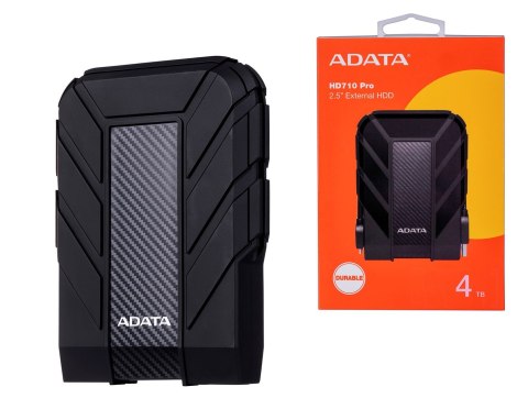 Dysk zewnętrzny HDD ADATA HD710 PRO (4TB; 2.5"; USB 3.2; czarny) Dysk zewnętrzny HDD ADATA HD710 PRO (4TB; 2.5"; USB 3.2; czarny)
