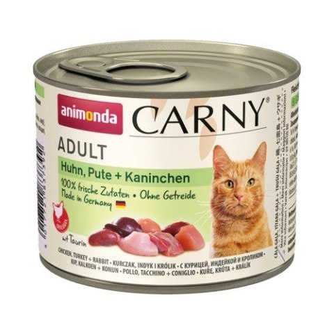ANIMONDA Carny Adult kurczak, indyk, królik - mokra karma dla kota - 200g ANIMONDA Carny Adult kurczak, indyk, królik - mokra karma dla kota - 200g