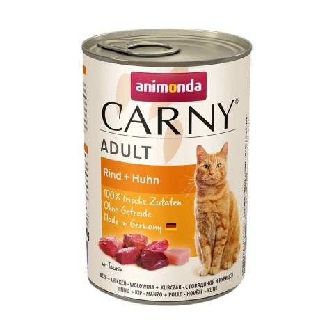 ANIMONDA Carny Adult wołowina i kurczak - mokra karma dla kota - 400g ANIMONDA Carny Adult wołowina i kurczak - mokra karma dla kota - 400g