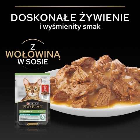 PURINA PRO PLAN STERILISED Wołowina 85g PURINA PRO PLAN STERILISED Wołowina 85g