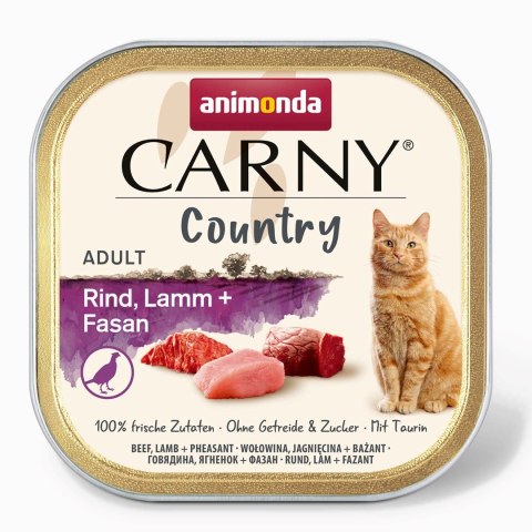 ANIMONDA Carny Country wołowina,jagnię,bażant karma mokra dla kotów 100g ANIMONDA Carny Country wołowina,jagnię,bażant karma mokra dla kotów 100g
