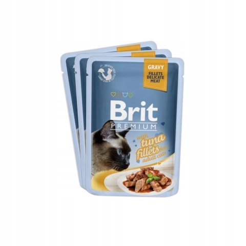 Brit Premium Family Plate dla kotów saszetki w sosie mix smaków 12x85g Brit Premium Family Plate dla kotów saszetki w sosie mix smaków 12x85g