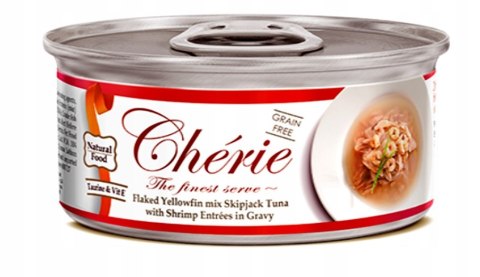 Cherie MIKS TUŃCZYKA W SOSIE zestaw 24 x 80g Cherie MIKS TUŃCZYKA W SOSIE zestaw 24 x 80g