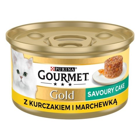 Gourmet Gold Savoury Cake kurczak i marchewka - mokra karma dla kota - 85 g Gourmet Gold Savoury Cake kurczak i marchewka - mokra karma dla kota - 85 g