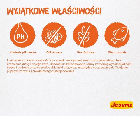 JOSERA Pate kurczak ze szpinakiem - mokra karma dla kota - 85 g JOSERA Pate kurczak ze szpinakiem - mokra karma dla kota - 85 g