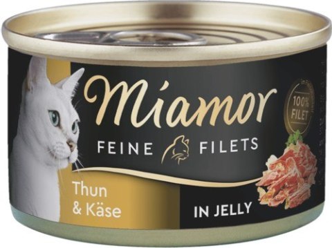 MIAMOR Feine Filets - filety mięsne smak: tuńczyk z serem 100g MIAMOR Feine Filets - filety mięsne smak: tuńczyk z serem 100g