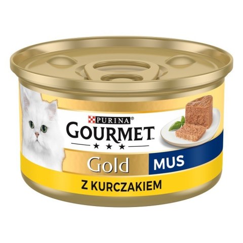 PURINA Gourmet Gold Mus z kurczakiem - mokra karma dla kota - 85g PURINA Gourmet Gold Mus z kurczakiem - mokra karma dla kota - 85g