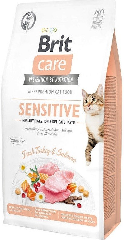 BRIT Care Grain-Free Sensitive Turkey&Salmon - sucha karma dla kota - 2 kg BRIT Care Grain-Free Sensitive Turkey&Salmon - sucha karma dla kota - 2 kg