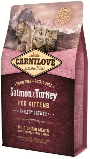 Carnilove Cat Salmon & Turkey For Kittens 6kg Carnilove Cat Salmon & Turkey For Kittens 6kg
