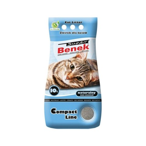 CERTECH Super Benek Compact Naturalny - żwirek dla kota zbrylający - 10 l CERTECH Super Benek Compact Naturalny - żwirek dla kota zbrylający - 10 l