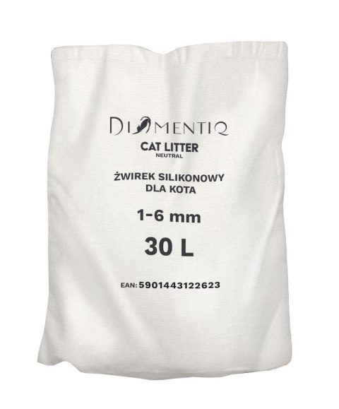 DIAMENTIQ Żwirek neutral 30L+karton DIAMENTIQ Żwirek neutral 30L+karton