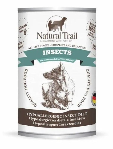 NATURAL TRAIL Dog Insects puszka 350g NATURAL TRAIL Dog Insects puszka 350g