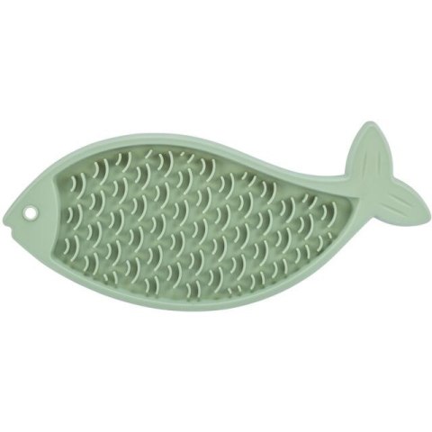 Taca na przysmaki Lick'n'Snack, dla kota, w kształcie ryby, petrol, silikon, 28 cm, Taca na przysmaki Lick'n'Snack, dla kota, w kształcie ryby, petrol, silikon, 28 cm,