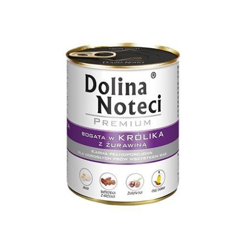 DOLINA NOTECI Premium bogata w królika z żurawiną - mokra karma dla psa - 800 g DOLINA NOTECI Premium bogata w królika z żurawiną - mokra karma dla psa - 800 g