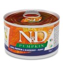 FARMINA N&D Dog Lamb, pumpkin, blueberry Mini Puppy - mokra karma dla szczeniąt - 140 g