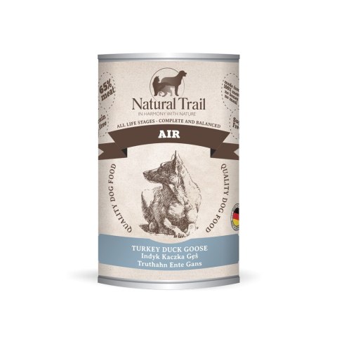 NATURAL TRAIL Indyk,kaczka,gęś karma dla psa 400g NATURAL TRAIL Indyk,kaczka,gęś karma dla psa 400g