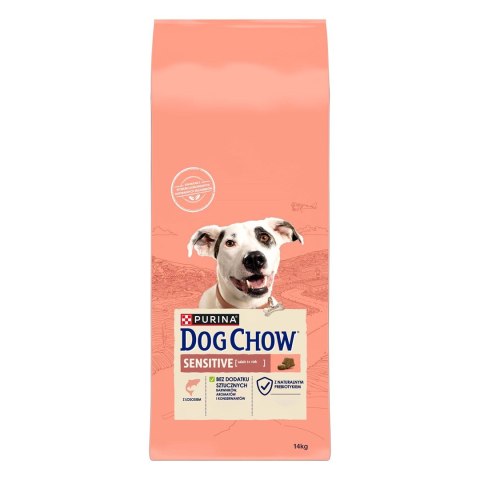 PURINA DOG CHOW Adult Sensitive z łososiem - sucha karma dla psa - 14 kg PURINA DOG CHOW Adult Sensitive z łososiem - sucha karma dla psa - 14 kg