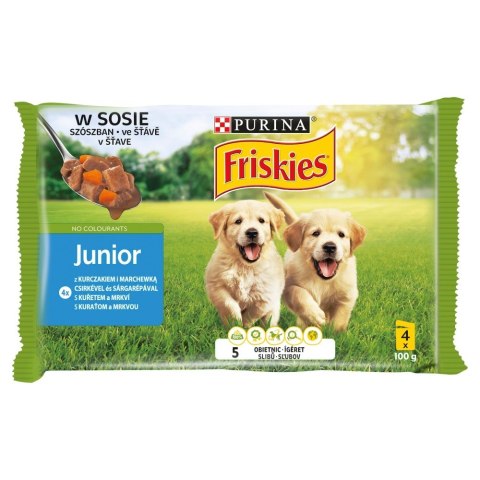PURINA Friskies Junior Kurczak mar 4x100g PURINA Friskies Junior Kurczak mar 4x100g