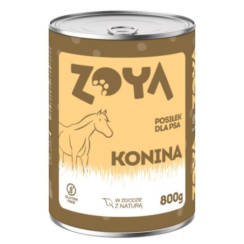 ZOYA Konina - puszka - Karma mokra dla psów - 800g ZOYA Konina - puszka - Karma mokra dla psów - 800g