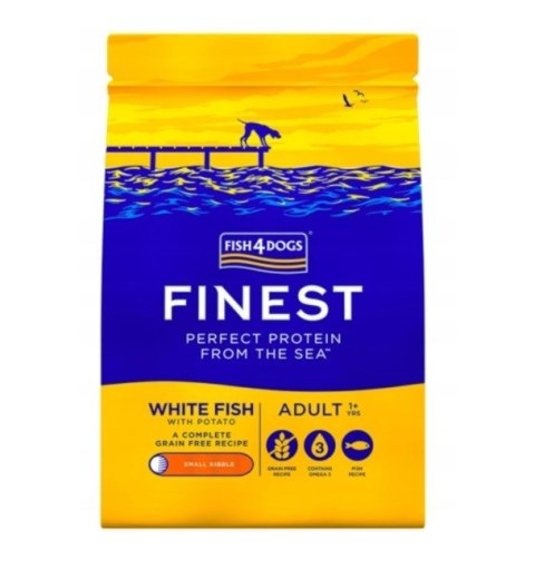 Fish4Dogs Finest Ocean White Fish Małe Rasy 1,5kg Fish4Dogs Finest Ocean White Fish Małe Rasy 1,5kg