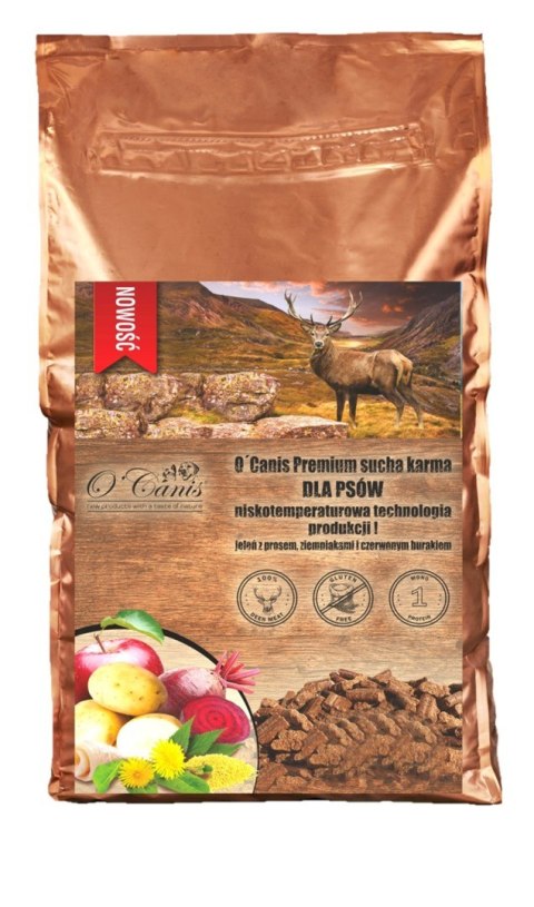 O´Canis Premium jeleń,ziemniak,burak dla psa 12kg O´Canis Premium jeleń,ziemniak,burak dla psa 12kg