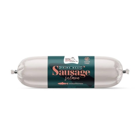 Syta Micha Prime Meat Sausage Łosoś - przysmak dla psa - 80g Syta Micha Prime Meat Sausage Łosoś - przysmak dla psa - 80g