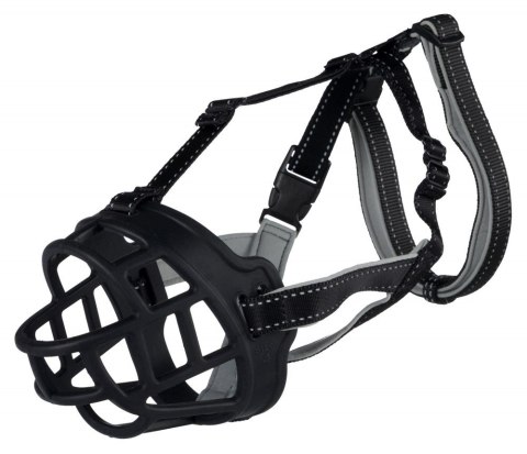 TRIXIE Muzzle Flex - kaganiec dla psa - rozmiar S - czarny TRIXIE Muzzle Flex - kaganiec dla psa - rozmiar S - czarny
