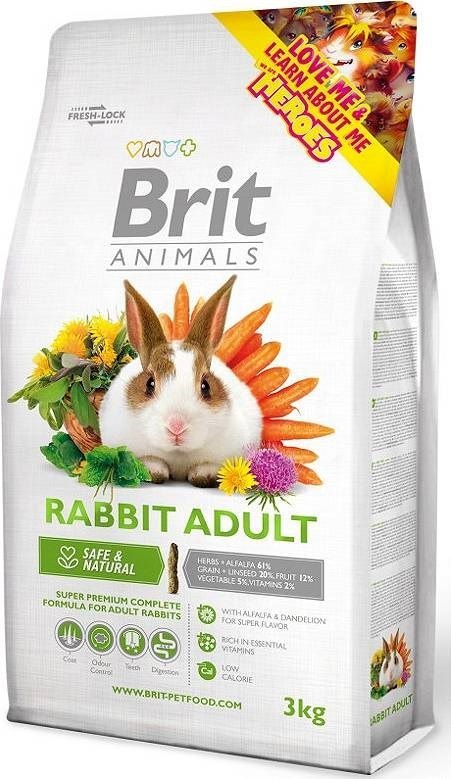 Brit Animals Rabbit Adult Complete 3kg Brit Animals Rabbit Adult Complete 3kg