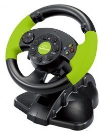 Kierownica Esperanza EG104 (PC, Xbox 360; kolor czarno-zielony) Kierownica Esperanza EG104 (PC, Xbox 360; kolor czarno-zielony)