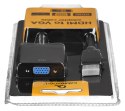 Adapter GEMBIRD A-HDMI-VGA-04 (HDMI M - D-Sub (VGA) F; 0,15m; kolor czarny)