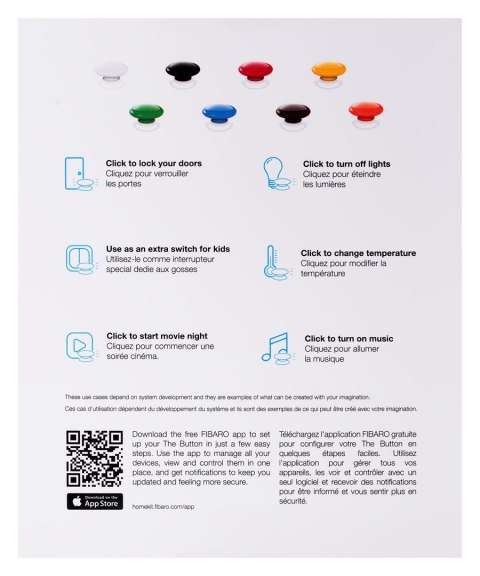 FIBARO Przycisk zdalnego sterowania Home Kit FGBHPB-101-1 FIBARO Przycisk zdalnego sterowania Home Kit FGBHPB-101-1