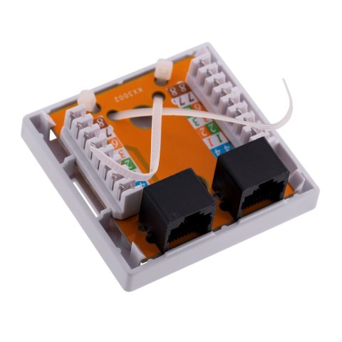 ALANTEC Gniazdo natynkowe UTP kat.6 2xRJ45 ALANTEC Gniazdo natynkowe UTP kat.6 2xRJ45