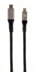 GEMBIRD KABEL PREMIUM USB TYP-C, 3.2 GEN 2 POWER DELIVERY (PD), 20 GB/S, 100 W, 1.5 M