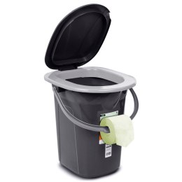 GREENBLUE TOALETA PRZENOŚNA TURYSTYCZNA, ANTRACYTOWA GB320AG