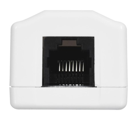 Gniazdo natynkowe Lanberg OU6-0001-W (RJ-45; kat. 6; UTP; kolor biały) Gniazdo natynkowe Lanberg OU6-0001-W (RJ-45; kat. 6; UTP; kolor biały)