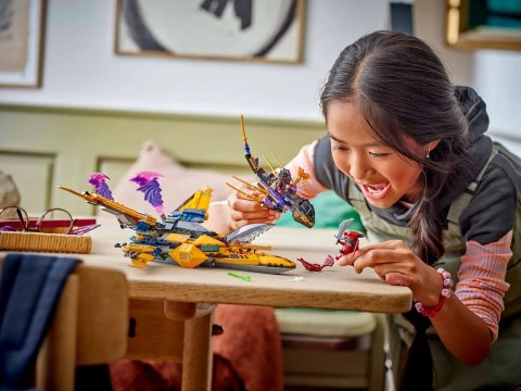 LEGO NINJAGO 71833 Ras i burzowy superodrzutowiec Arina