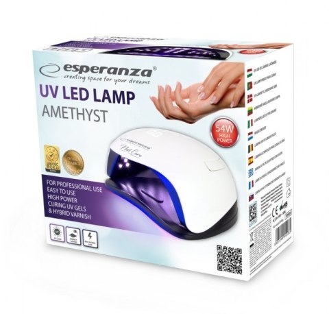 Lampa Esperanza AMETHYST EBN005 (kolor biały) Lampa Esperanza AMETHYST EBN005 (kolor biały)
